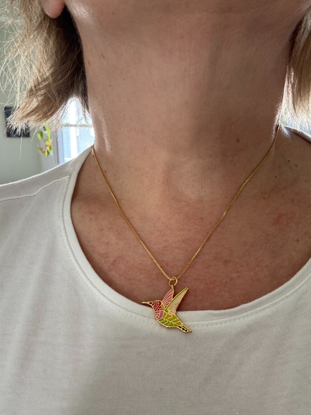 New in Box: Hummingbird Necklace